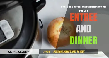 Chowder Pot Lite: Entree vs. Dinner - Key Differences Explained