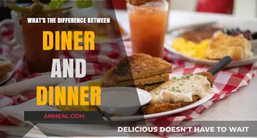 Diner vs. Dinner: Unraveling the Difference Between the Two Meals