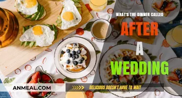 The Post-Wedding Feast: Unveiling the Name of the Evening Meal