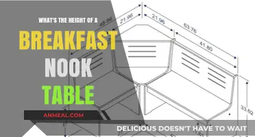 Ideal Breakfast Nook Table Height for Comfortable Dining Spaces
