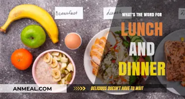 Lunch and Dinner Combined: Exploring the Word for Both Meals