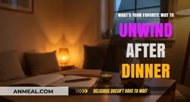 Relaxing Evenings: Discovering the Perfect Post-Dinner Unwind Rituals
