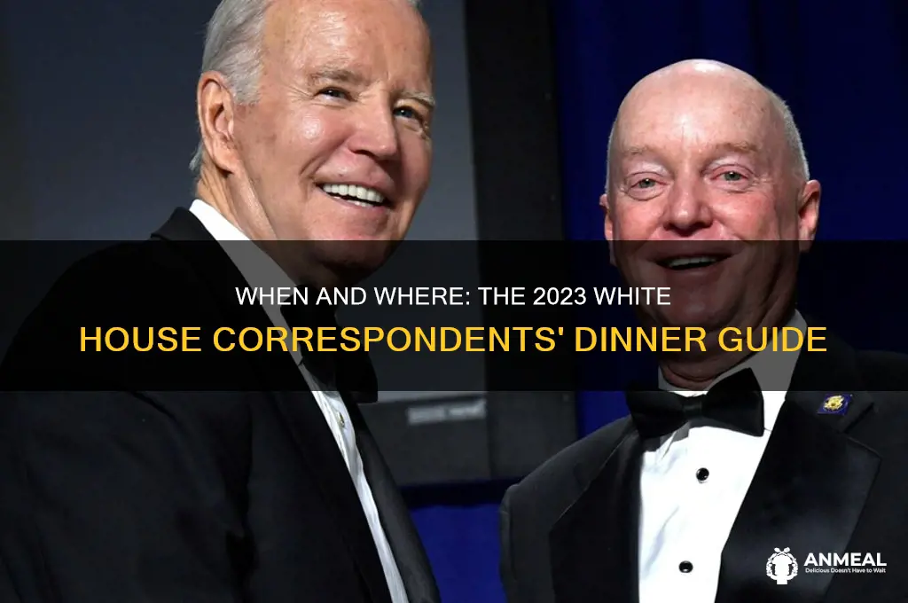 when and where is the correspondent dinner