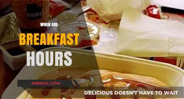 When Do Breakfast Hours End? A Morning Meal Timing Guide