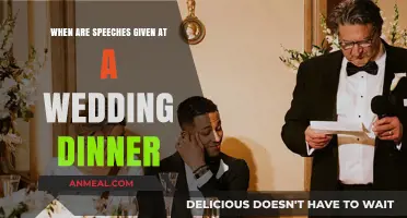 Perfect Timing: When to Deliver Wedding Speeches at the Dinner Reception