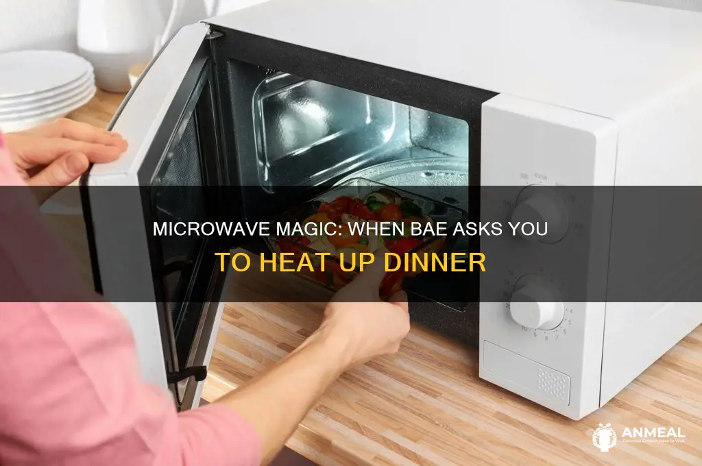 when bae asks you to heat up dinner