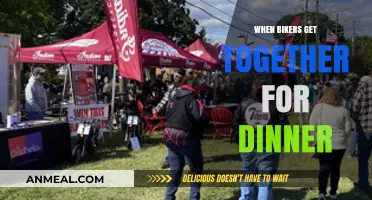 Revved Up and Ready: Bikers Unite for a Delicious Dinner Gathering