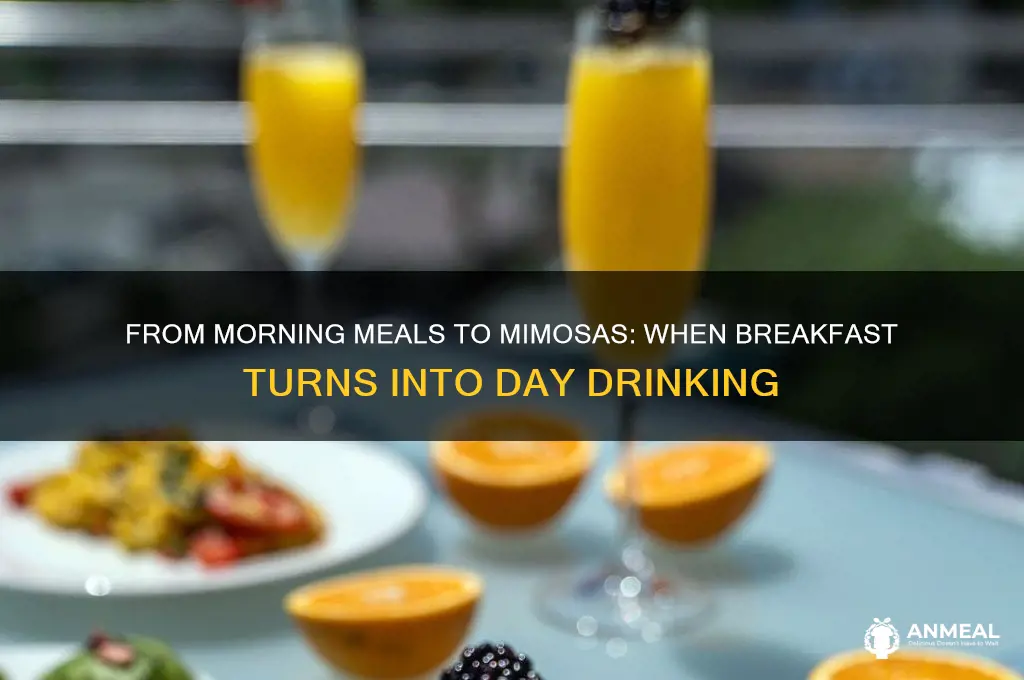 when breakfast turns into day drinking
