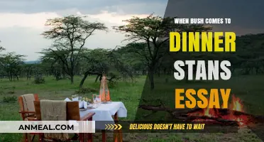 When Bush Comes to Dinner: Analyzing Stan's Essay on Politics and Etiquette