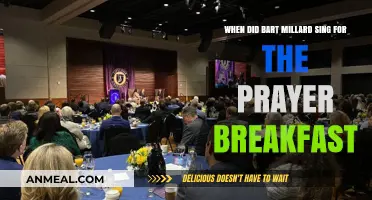 Bart Millard's Performance at the National Prayer Breakfast: A Look Back