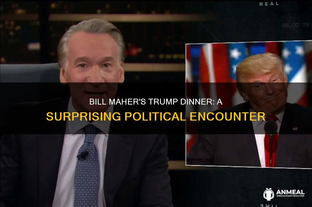 when did bill maher have dinner with donald trump