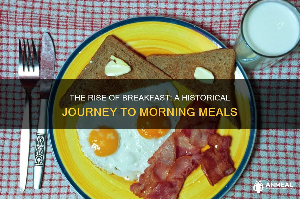 when did breakfast become popular