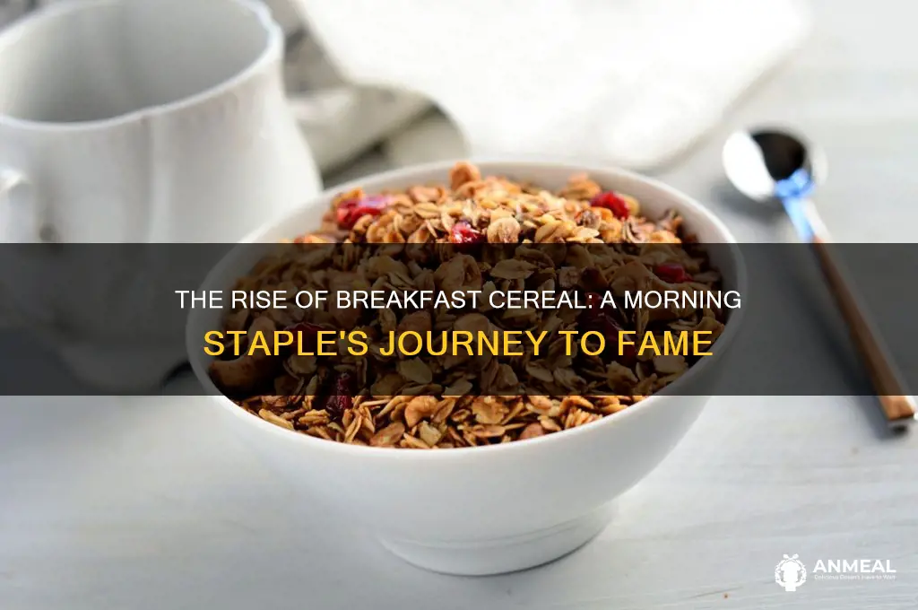 when did breakfast cereal become popular