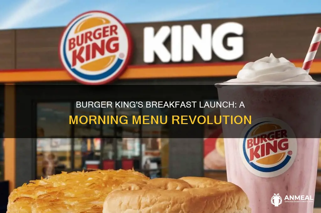 when did burger king start breakfast