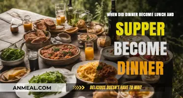 From Supper to Dinner: The Evolution of Meal Names Over Time