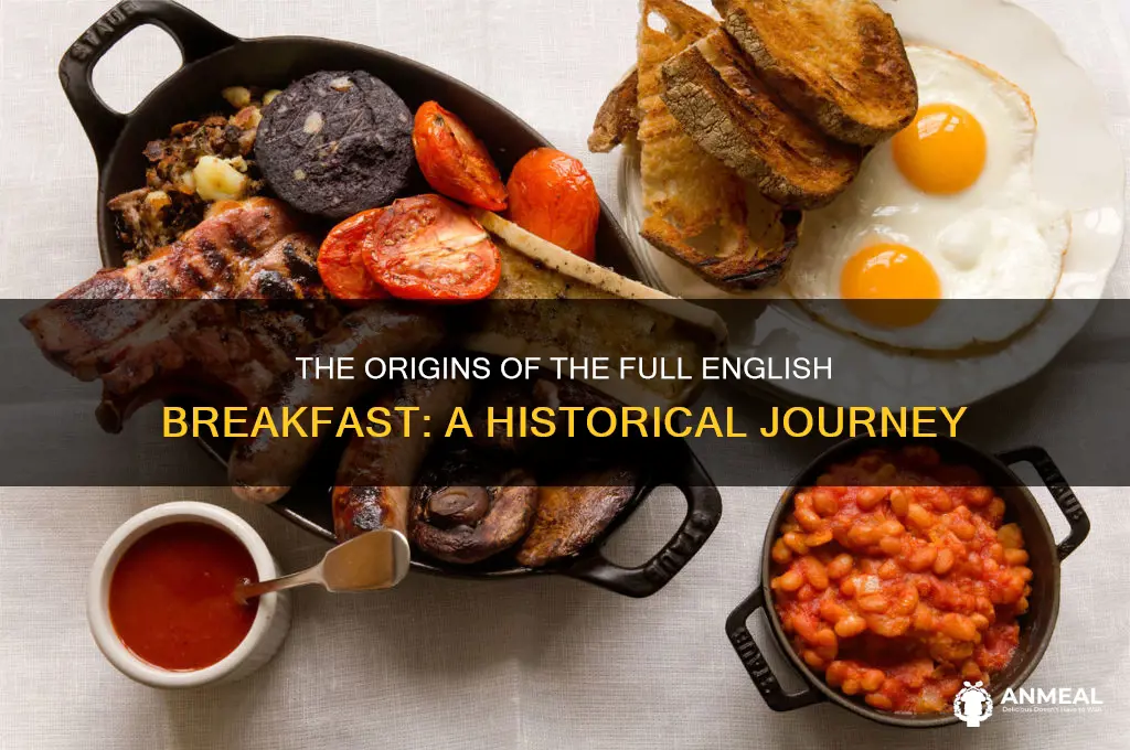 when did full english breakfast start