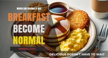 The Rise of the Big Breakfast: A Historical Shift in Morning Meals
