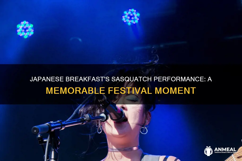 when did japanes breakfast play sasquatch