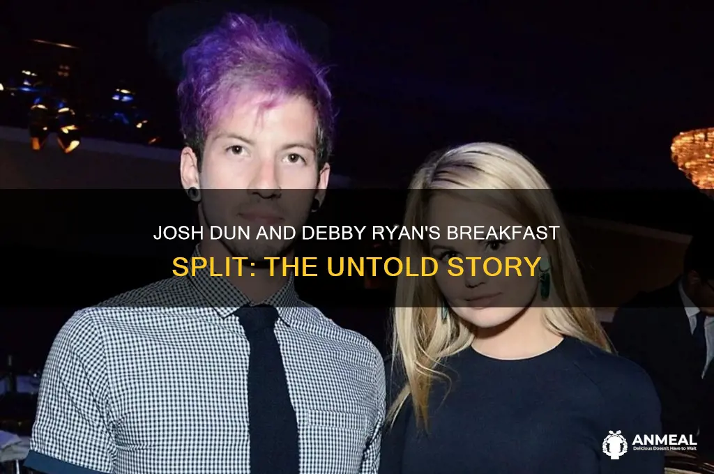 when did josh dun and debby ryan breakfast up