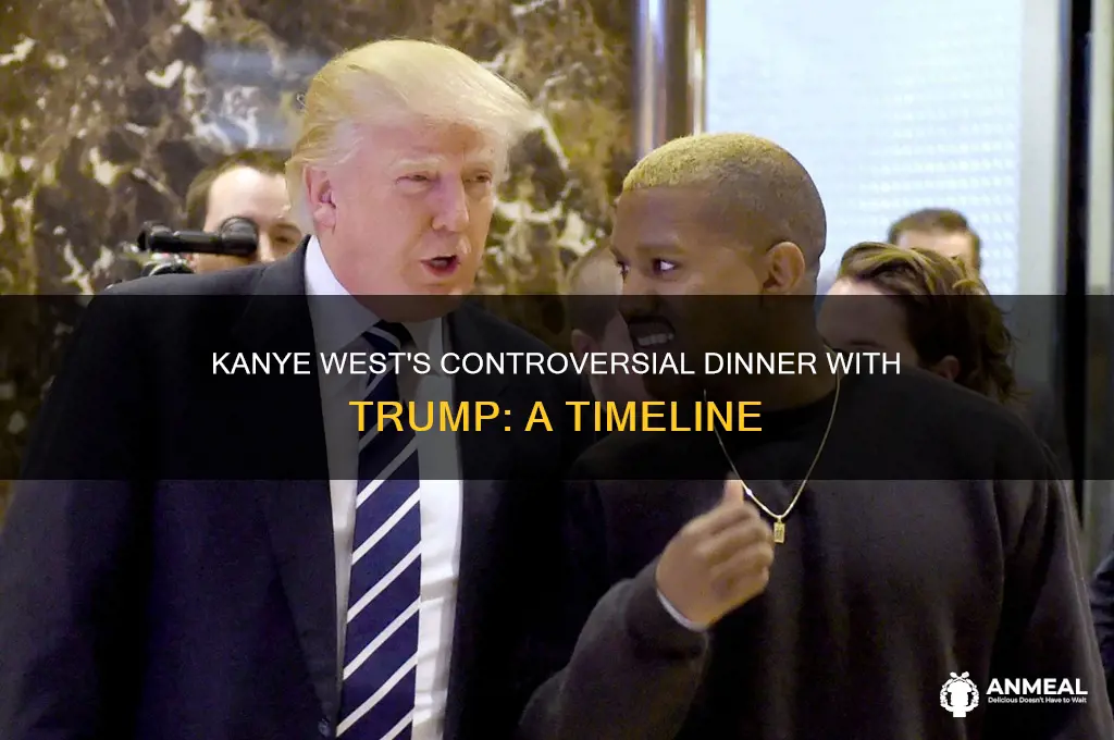 when did kanye have dinner with trump