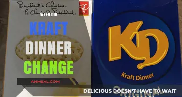 Kraft Dinner's Evolution: A Timeline of Recipe and Branding Changes
