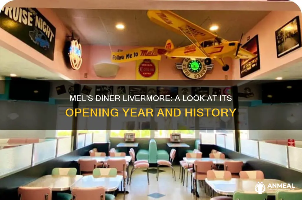 when did mels dinner open in livermore ca