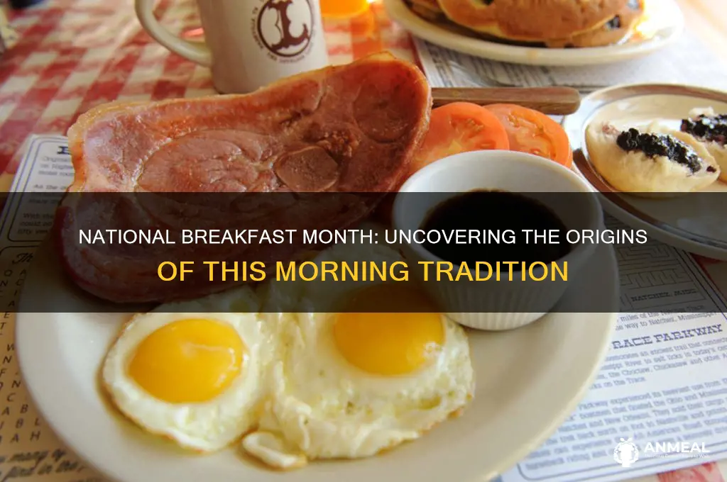 when did national breakfast month start