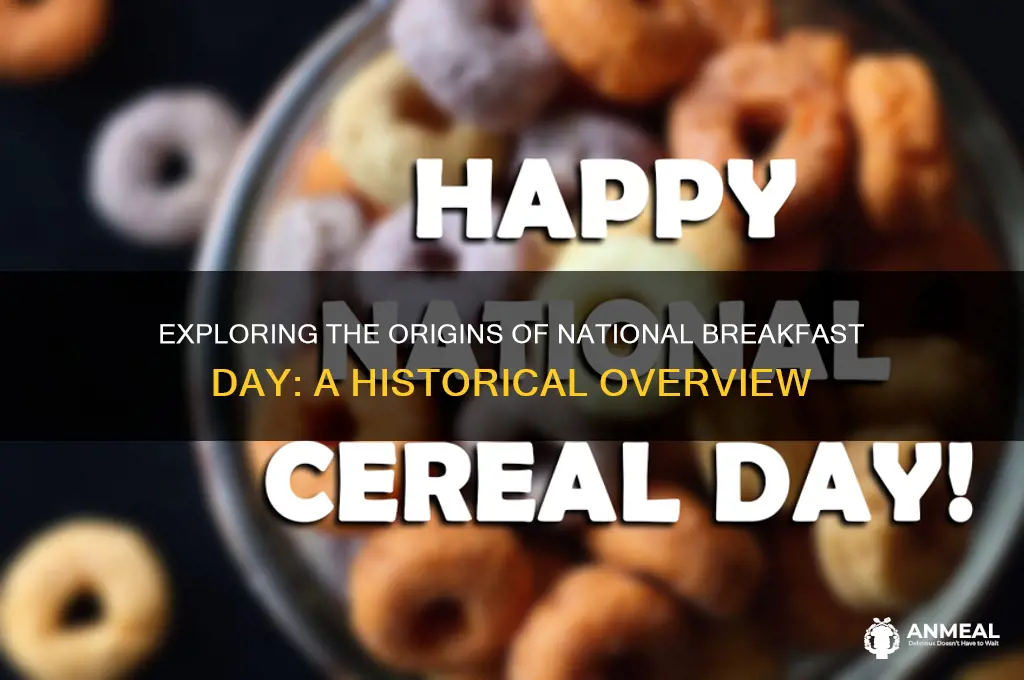 when did national breakfast