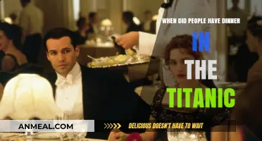 Dining on the Titanic: Uncovering the Evening Meal Schedule