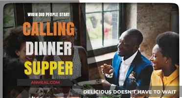Dinner or Supper: The Evolution of Evening Meal Names