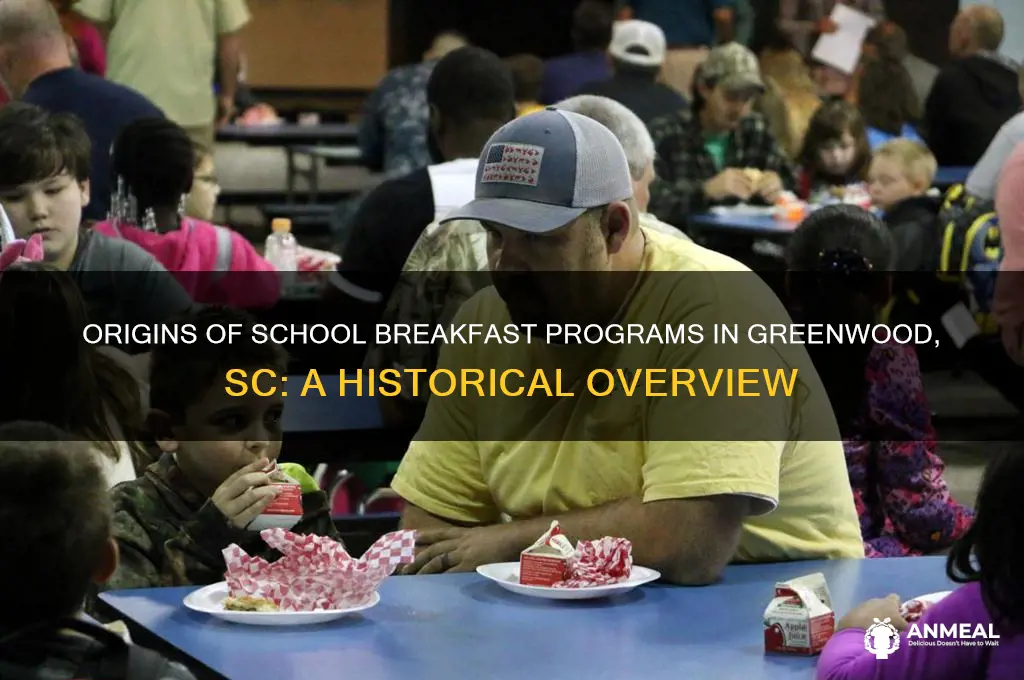 when did school breakfast start in greenwood sc