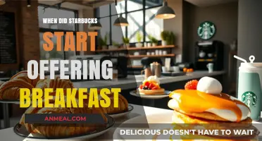 Starbucks Breakfast Beginnings: Tracing the Launch of Morning Menu Offerings