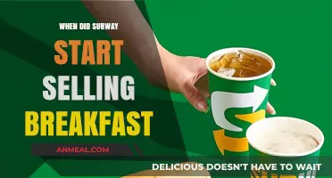 Subway's Breakfast Journey: A Look at Its Morning Menu Origins