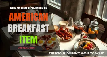 How Sugar Conquered the American Breakfast Table: A Historical Shift