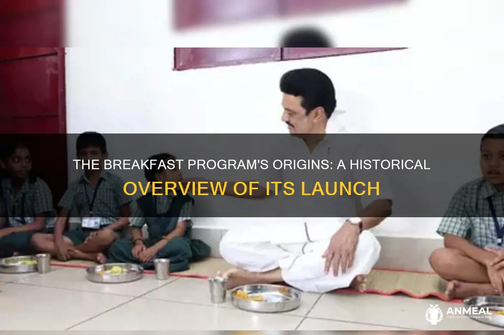 when did the breakfast program start