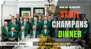 The Masters' Champions Dinner: A Tradition's Surprising Origins