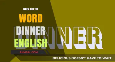 The Evolution of 'Dinner' in English: A Historical Perspective