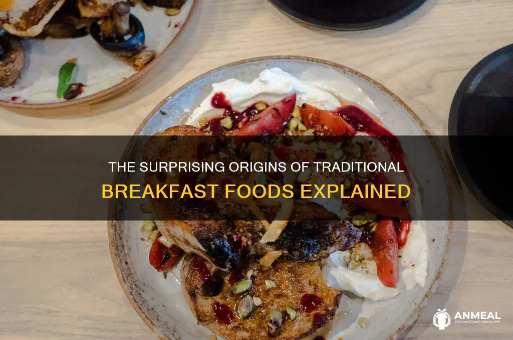 when did traditional breakfast foods come about