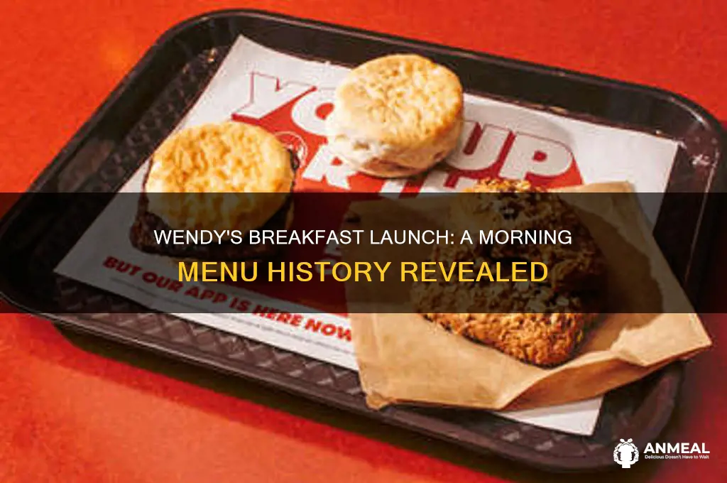 when did wendys breakfast start