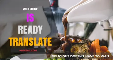 When Dinner is Ready: Mastering the Art of Translation in the Kitchen