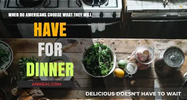 Dinner Decisions: When Americans Plan Their Evening Meals