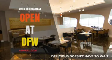 DFW Airport Breakfast Hours: When and Where to Start Your Day