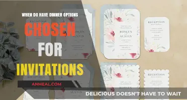 Choosing Dinner Options for Invitations: Timing and Tips for Hosts