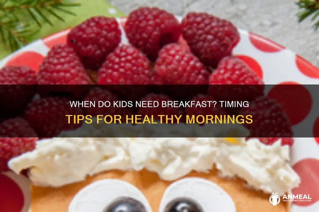 when do kids need breakfast
