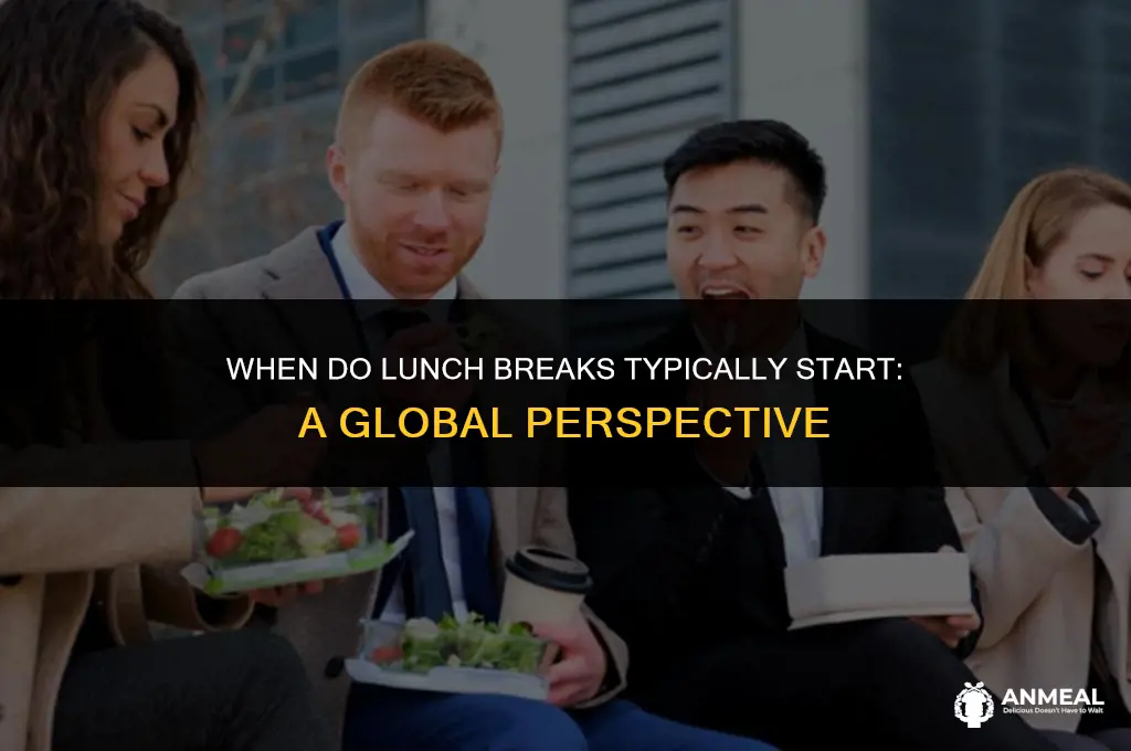 when do lunch start