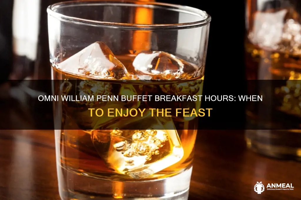 when do omni william penn fo buffet breakfast