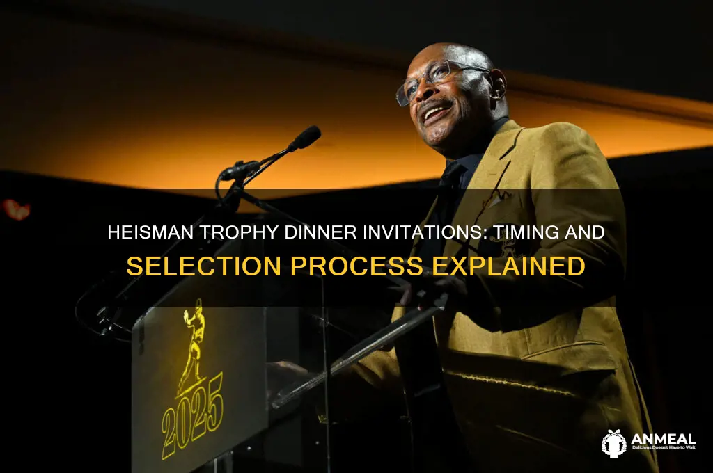when do players get invited to heisman dinner