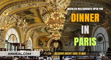 Parisian Dinner Hours: When Restaurants Open for Evening Dining