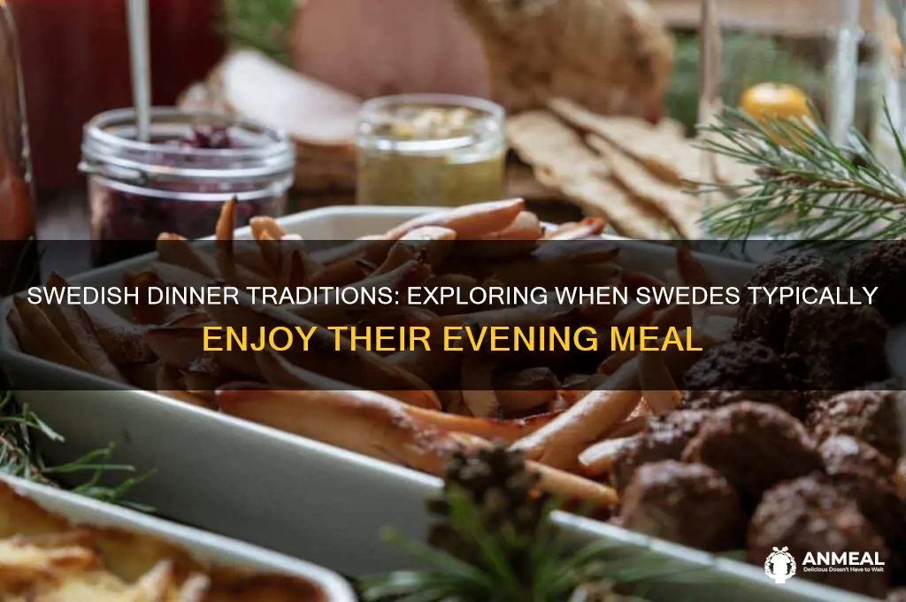when do swedes have dinner
