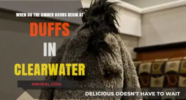 Duffs Clearwater Dinner Hours: When Does the Evening Menu Start?